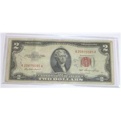 *** 1953 U.S. $2 bill *Red Stamp*  ***