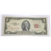 Image 1 : *** 1953 B  U.S. $2 bill *Red Stamp*  ***
