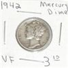 Image 1 : * 1942 Mercury Dime VF *