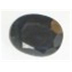Dark Sapphire  3.1 carat  cut & faceted *Very Nice*  *