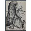 Image 2 : RARE ANTIQUE 1944 DALI LITHOGRAPH