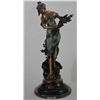 Image 1 : "LADY WITH WHEAT" BRONZE SCULPTURE  - A. MOREAU