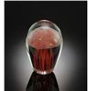 Image 1 : ART GLASS RED JELLYFISH GLOW IN THE DARK