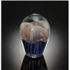 Image 1 : ART GLASS TRIPLE JELLYFISH GLOW IN THE DARK