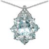 Image 1 : BLUE TOPAZ STERLING PENDANT