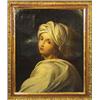 Image 1 : Artist unknown oil on canvas, antique, after Guido Reni (1575-1642), portrait of Beatrice Cenci, 61.