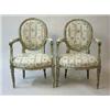 Image 1 : A pair of armchairs beech, Louis XVI, France 25.000-30.000...