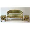 Image 1 : A sofa gilded, late gustavian stylel, length 122 cm 3.000-5.000...