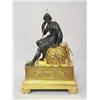Image 1 : A mantle clock bronze and brass, empire, 1810, h 56 cm, length 38 cm 25.000-30.000...