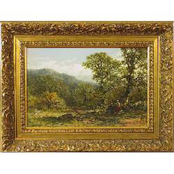 Thomas Creswick (1811-1869)? oil on canvas, signed (later?) 1850, 25 x 38 cm 4.000-6.000...