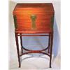 Image 1 : A casket on stand mahogany, jugend, 50 x 36 cm; crack on top 3.000-5.000...