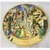 Image 1 : A dish stoneware, Italy, 19 th century, likely Urbino, diameter 47 cm; damages 2.000-3.000...