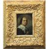 Image 1 : Artist unknown oil on board, 17 th century, portrait (William Shakespeare?), 14 x 10 cm, in gilded 1