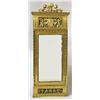 Image 1 : A mirror gilded and carved wood, late Gustavian, Sweden, h 104 cm, w 43 cm; renovated and completed.