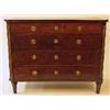 Image 1 : A chest veneer of jacaranda, late gustavian, höjd 92 cm, 117 x 56 cm 20.000-25.000...