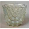 Image 1 : A bowl glass, R. Lalique, decorated with berry and leaf, h 17 cm 8.000-10.000...