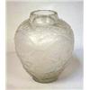 Image 1 : An urn glass, R. Lalique, naked men and eagles in relief, h 27 cm 30.000-40.000...