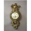 Image 1 : A wall clock gustavian, 18th/19 th century, original gilding, h 107 cm, w 55 cm; minor damages 10.00