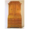 Image 1 : A cupboard oak, baroque style, 19 th century, höjd 212 cm, 97 x 52 cm 12.000-15.000...