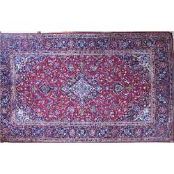 Keshan/silk rug Persian, 225 x 137 cm 6.000-8.000...