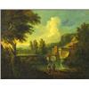 Image 1 : Artist unknown oil on canvas, 19 th century, Poussin copy, 36 x 45 cm; extensively retouched upper r