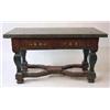 Image 1 : A table with stone top and two benches Scania, mid- and second half of 19 th century, tabletop of ko