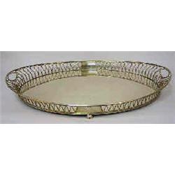 A tray e.p.n.s., signed A.G. Dufva, length 72 cm 1.200-1.500...