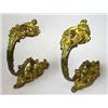 Image 1 : A pair of curtain holders gilded brass, new rococo, length 23 cm 1.000-1.200...