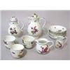 Image 1 : A tea and coffee set porcelain, Vienna, Austria, 18th.century, chipped, later lid on teapot, 10.000-