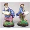 Image 1 : A pair of figures porcelain, Meissen-like mark, h 23 cm 2.000-3.000...
