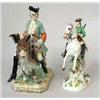 Image 1 : A group of figures porcelain, Dresden, "Count Bruhl´s Tailor", h 32 cm, length 26 cm; minor damage 4