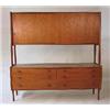 Image 1 : A sideboard teak, Denmark, Ry möbler, design Hans Wegner 1955, h 180 cm, length 180 cm 8.000-10.000.