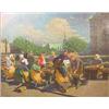 Image 1 : Sören Christian Bjulf (1890-1958) oil on canvas, signed, marketplace, Copenhagen, 96 x 121 cm 12.000