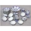 Image 1 : A coffee set, 21 pieces porcelain, Royal Danish, Denmark, musselmalet, 12 cups and saucers, cake sta