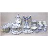 Image 1 : A coffee set for 12 porcelain, Royal Danish, Denmark, musselmalet, coffee pot, 12 cups and saucers,.