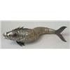 Image 1 : An ornamental fish silver, indinstinctly hallmarked, presumably second half of 19 th century, l 30 c