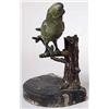 Image 1 : A sculpture pewter, marble base, h 18 cm; falling colours 1.200-1.500...