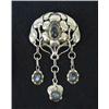Image 1 : A brooch silver, jugend, 1915, h 9,5 cm 1.200-1.500...
