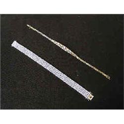 A bracelet 18 carat white gold, 12,22 ct brilliant diamonds 55.000-60.000...