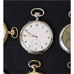 A pocket watch silver, IWC, 1917 3.000-5.000...