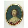 Image 1 : A miniature portrait 17 th century, h 6,5 cm 6.000-8.000...