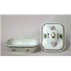 Image 1 : A deep dish with lid porcelain, China, late 18 th century, coat of arms presumably af Wirsen, length