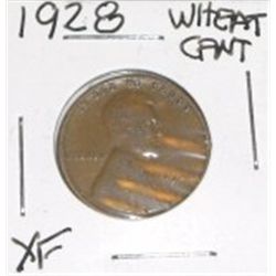 1928 WHEAT PENNY *RARE EXTRA FINE GRADE*!! PENNY CAME OUT OF SAFE!!