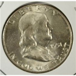 1951-D FRANKLIN HALF DOLLAR MS64+