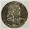 Image 2 : 1963 FRANKLIN HALF DOLLAR ANACS MS65 RARE DOUBLE DIE REV!