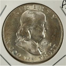 1951-D FRANKLIN HALF DOLLAR MS64