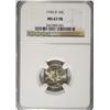 Image 1 : 1940-D MERCURY DIME NGC MS67 FB