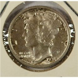 1934 MERCURY DIME MS65 NICE