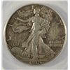 Image 2 : 1938-D WALKING LIBERTY HALF DOLLAR ANACS VF35