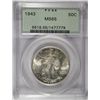 Image 1 : 1943 WALKING LIBERTY HALF DOLLAR PCGS MS65 GREEN LABEL